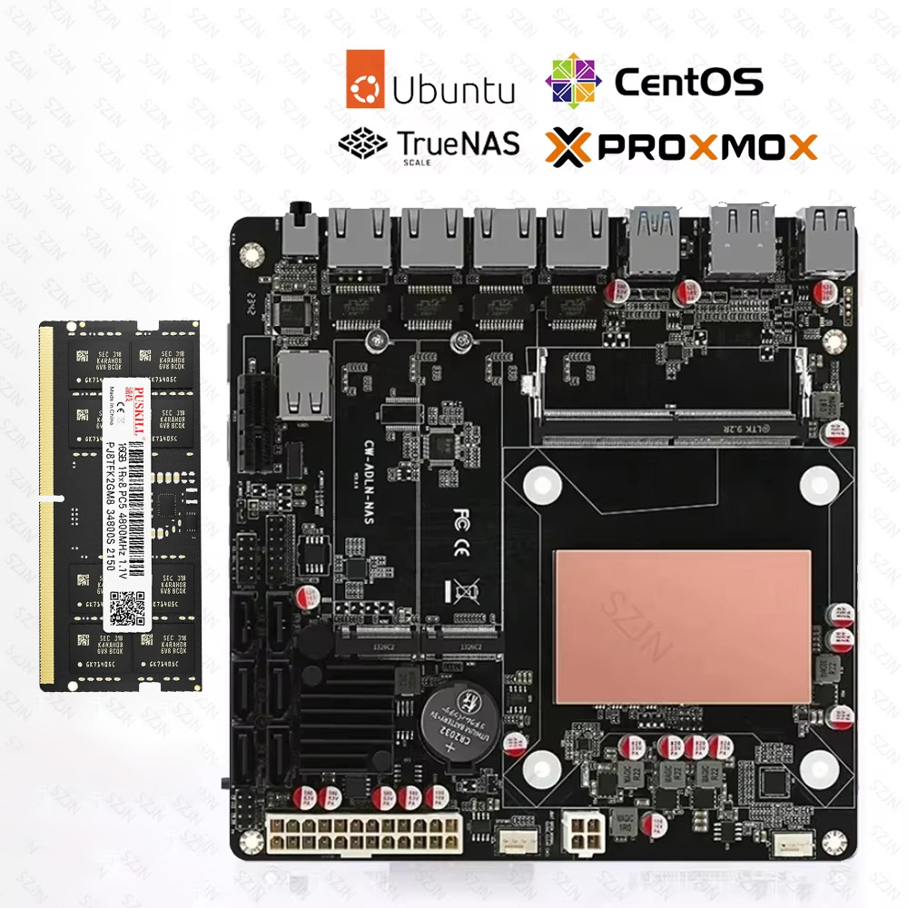 Nas Motherboard 8 Sata Mini Itx - ITX N150マザーボードNasセット Alder Lake対応 DDR5 8-32GB