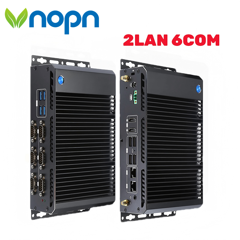 Fanless Industrial Pc Rs485 Core I7 - VNOPN ファンレス産業用ミニ PC デュアル NIC LAN