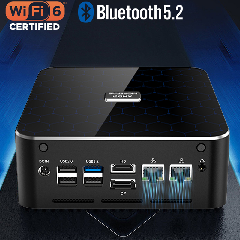 Amd Ryzen 7 7840Hs Mini Pc - AMD-Ryzen 9ゲーミングミニコンピューター,Windows 11,2x ddr5,2x pcie 4,max
