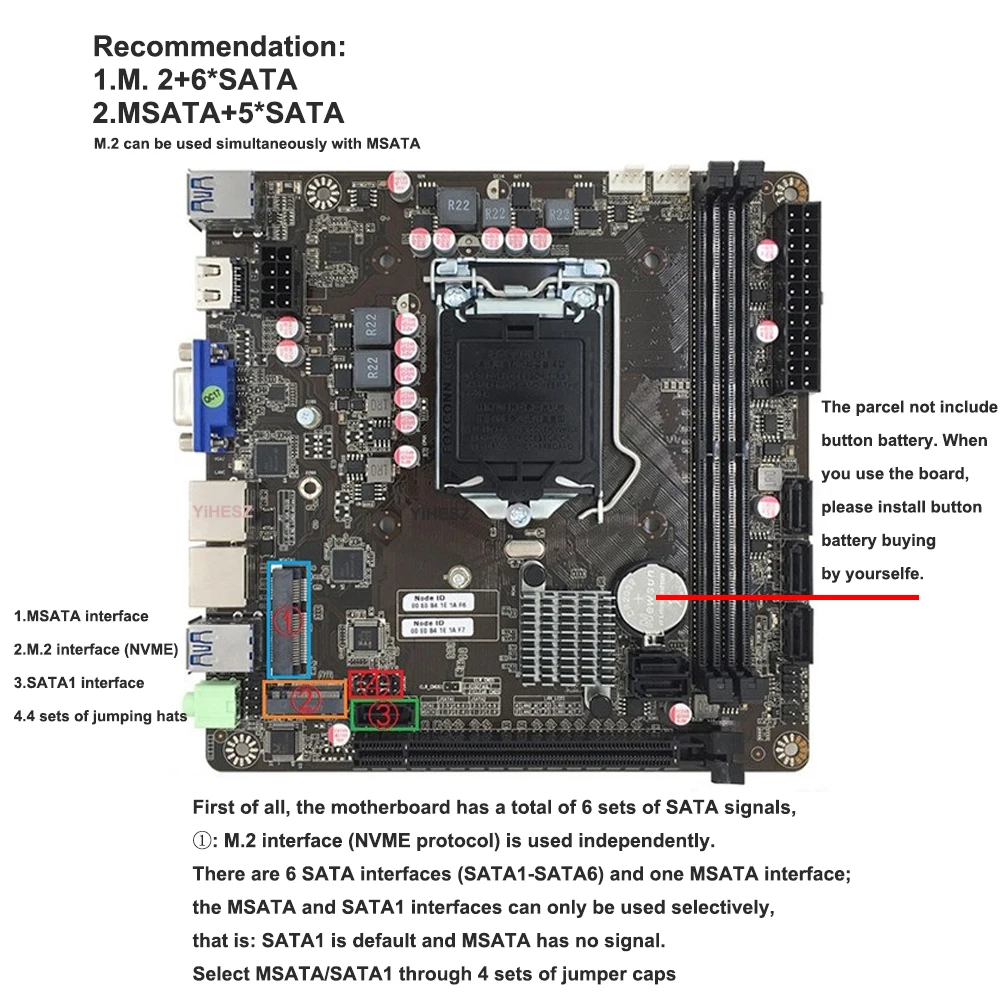B365 Mini-ITX マザーボード LGA 1151  - Nas Motherboard 8 Sata Mini Itx のレビューと価格